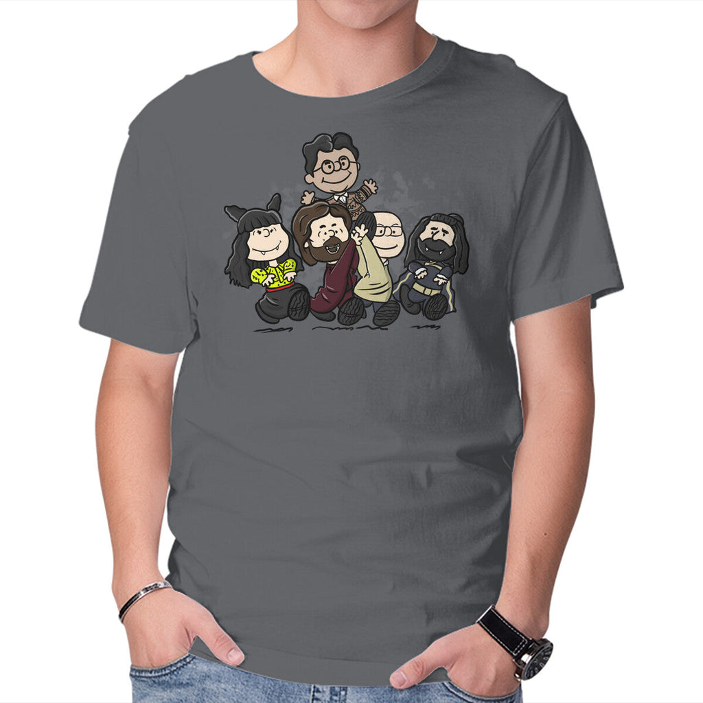 VampNuts – Fantasy Graphic T-Shirt in charcoal, product display