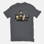 VampNuts – Fantasy Graphic T-Shirt in charcoal, flat-lay product view
