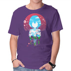 A Silent Love – Anime Graphic T-Shirt in purple, product display