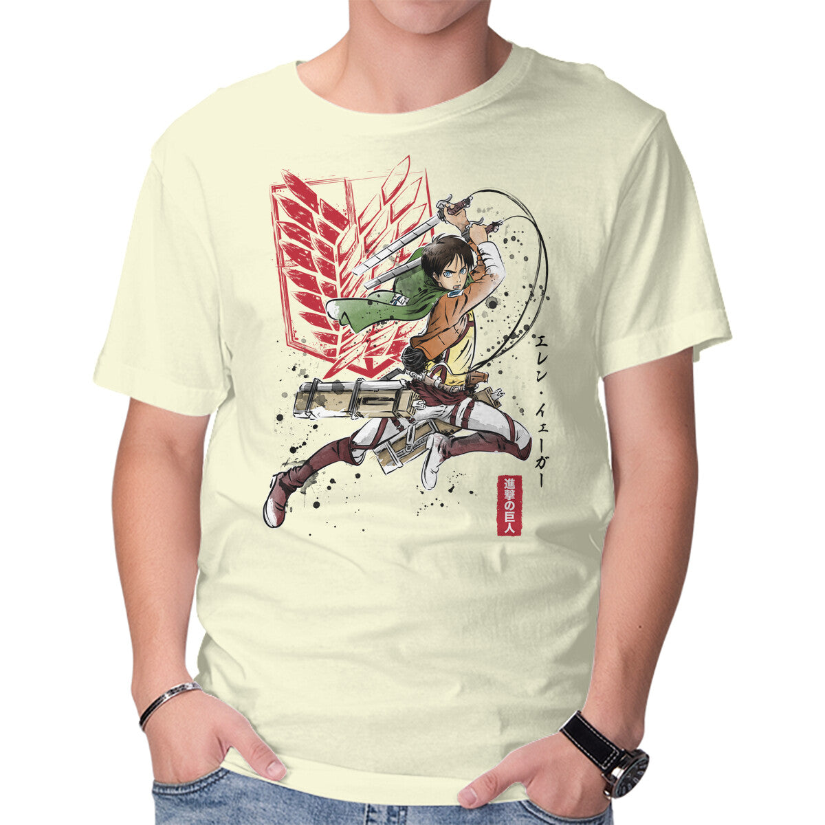 Soldier Eren – Anime Graphic T-Shirt