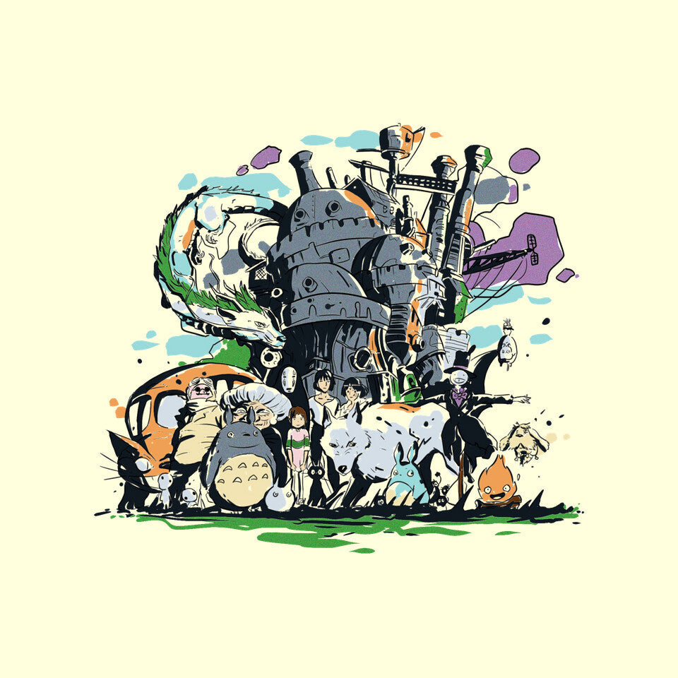 Miyazaki Universe – Anime Graphic T-Shirt