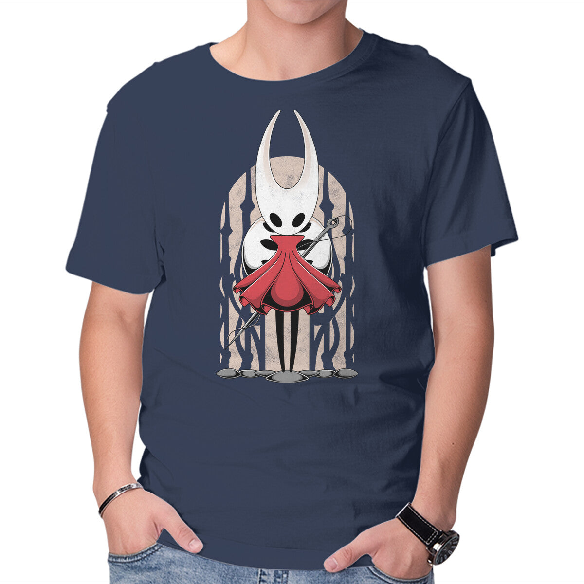 Hornet – Gaming Graphic T-Shirt in navy, product display