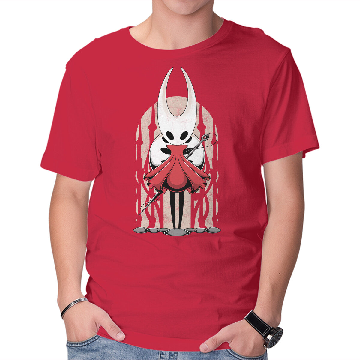 Hornet – Gaming Graphic T-Shirt in red, product display
