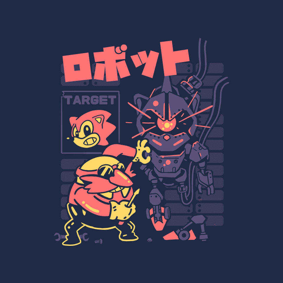 Evil Creation – Gaming Graphic T-Shirt design artwork for navy graphic T-shirt