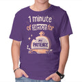 RIP Patience – Funny Graphic T-Shirt in purple, product display