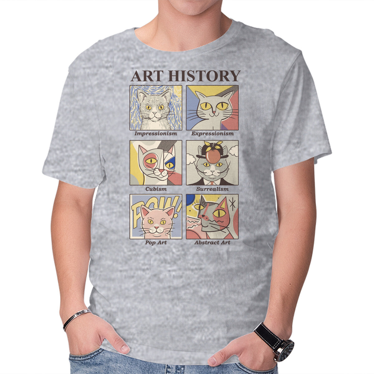 Art History – Cat Graphic T-Shirt
