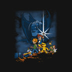 Digi Wars – Anime Graphic T-Shirt design artwork for black graphic T-shirt