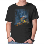 Digi Wars – Anime Graphic T-Shirt in black, product display