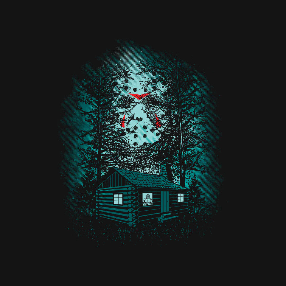 Mass Murderer – Horror Graphic T-Shirt design artwork for black graphic T-shirt