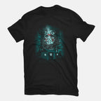 Mass Murderer – Horror Graphic T-Shirt in black, flat-lay product view