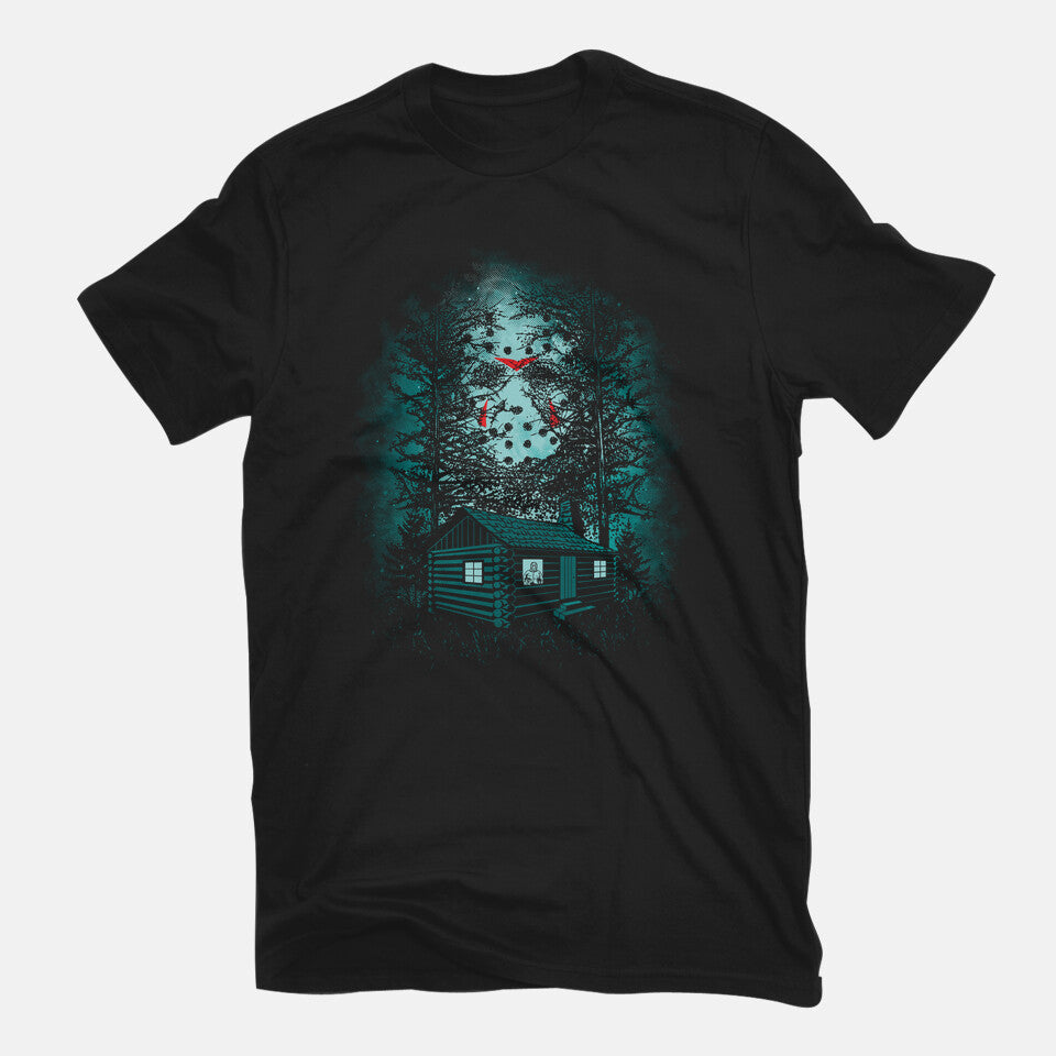 Mass Murderer – Horror Graphic T-Shirt in black, flat-lay product view