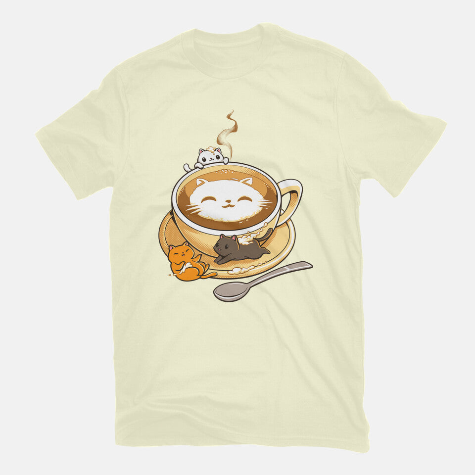 Latte Cat – Cat Graphic T-Shirt