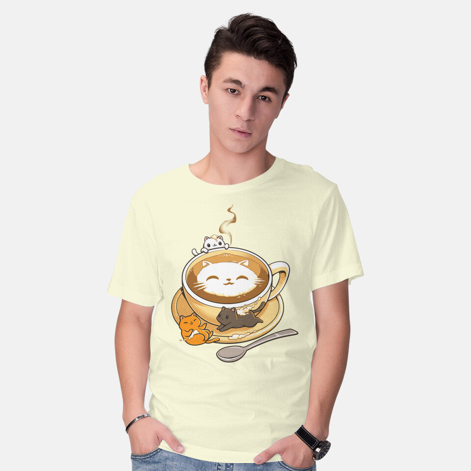Latte Cat – Cat Graphic T-Shirt