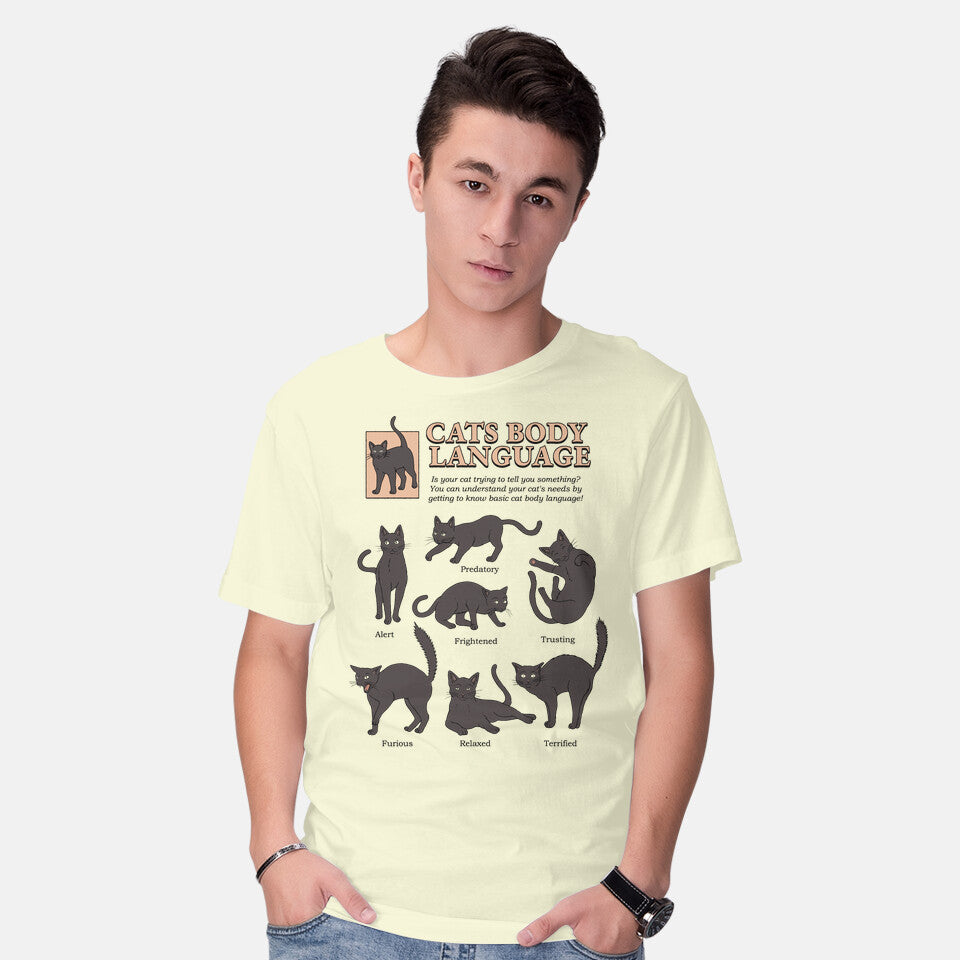 Cats Body Language – Cat Graphic T-Shirt