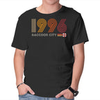 Raccoon City 1996 Graphic T-Shirt in black, product display