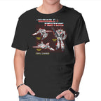 The Variable Fighters – Sci-Fi Graphic T-Shirt in black, product display