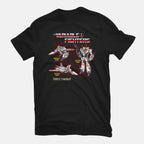 The Variable Fighters – Sci-Fi Graphic T-Shirt in black, flat-lay product view