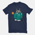 Wrong Cookie! – Anime Graphic T-Shirt in navy, flat-lay product view