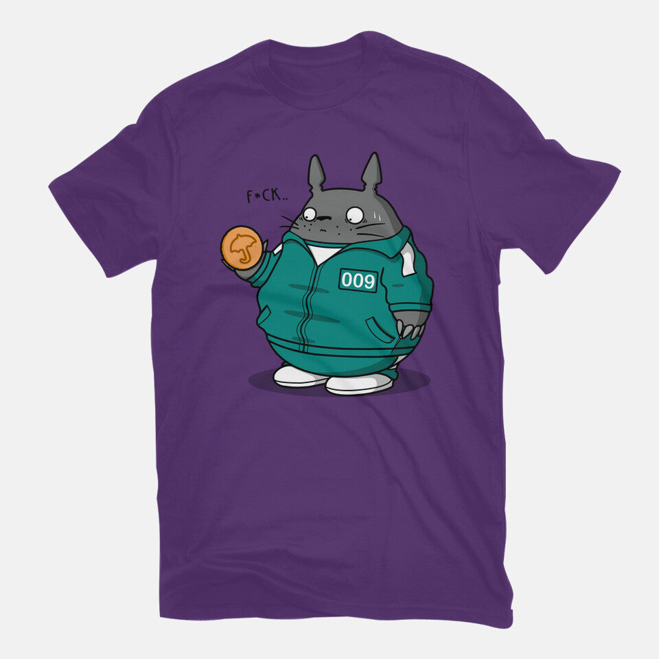 Wrong Cookie! – Anime Graphic T-Shirt in purple, flat-lay product view