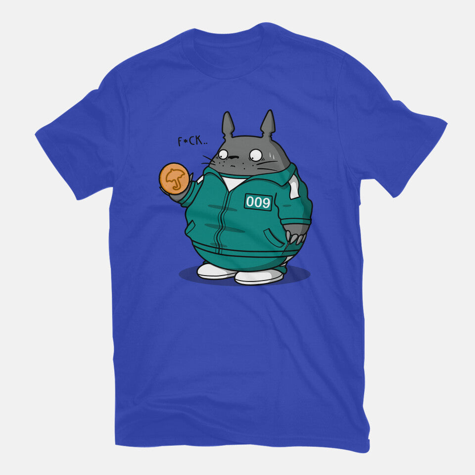 Wrong Cookie! – Anime Graphic T-Shirt in royal blue, flat-lay product view