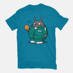 Wrong Cookie! – Anime Graphic T-Shirt in turquoise, flat-lay product view