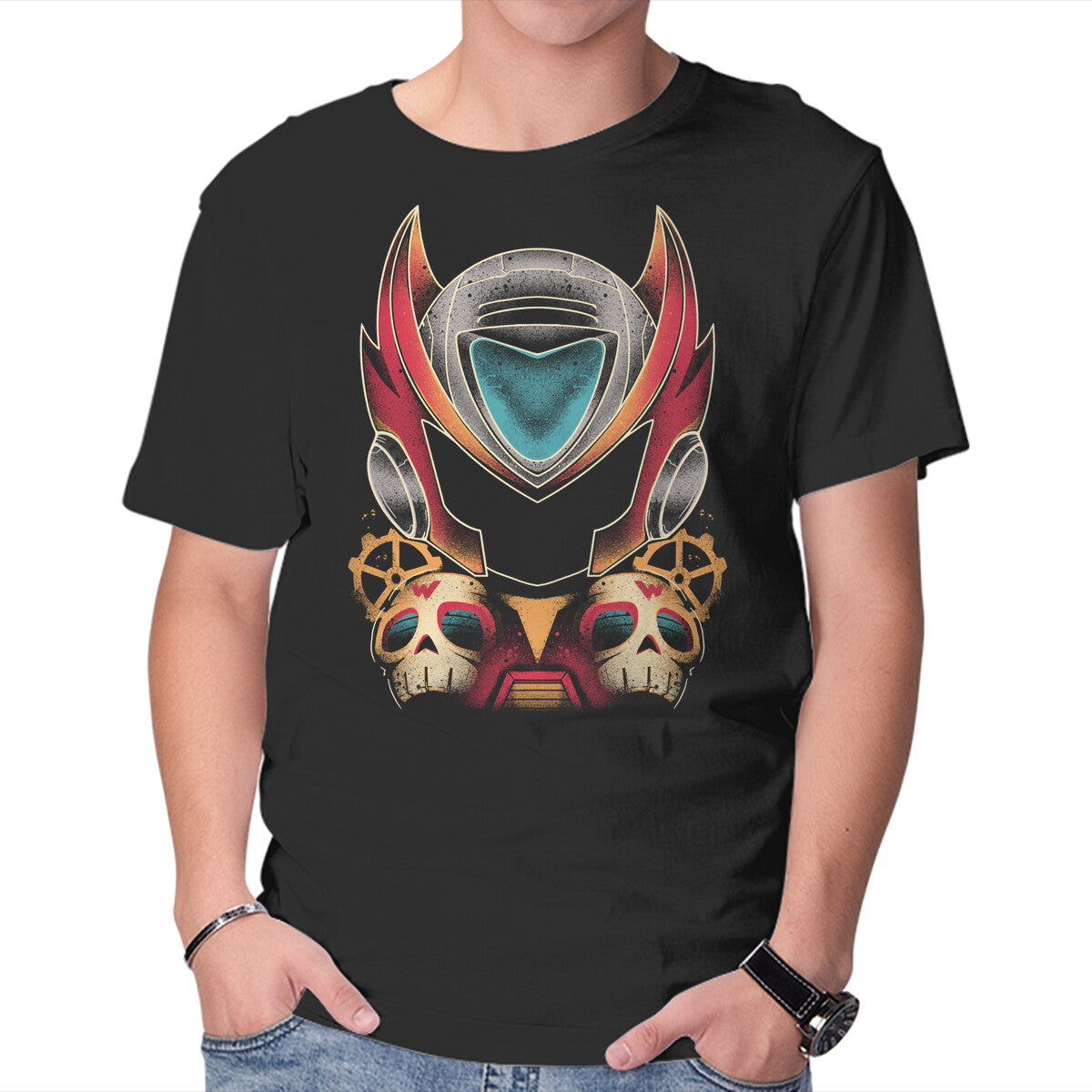 I Am Zero – Gaming Graphic T-Shirt in black, product display