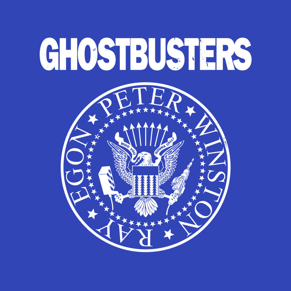 Ghost Punk – Halloween Graphic T-Shirt design artwork for royal blue graphic T-shirt