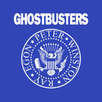 Ghost Punk – Halloween Graphic T-Shirt design artwork for royal blue graphic T-shirt