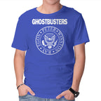 Ghost Punk – Halloween Graphic T-Shirt in royal blue, product display
