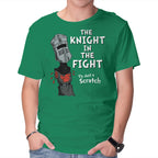 The Knight In The Fight – Movie Graphic T-Shirt in green, product display