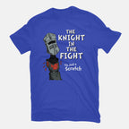 The Knight In The Fight – Movie Graphic T-Shirt in royal blue, flat-lay product view