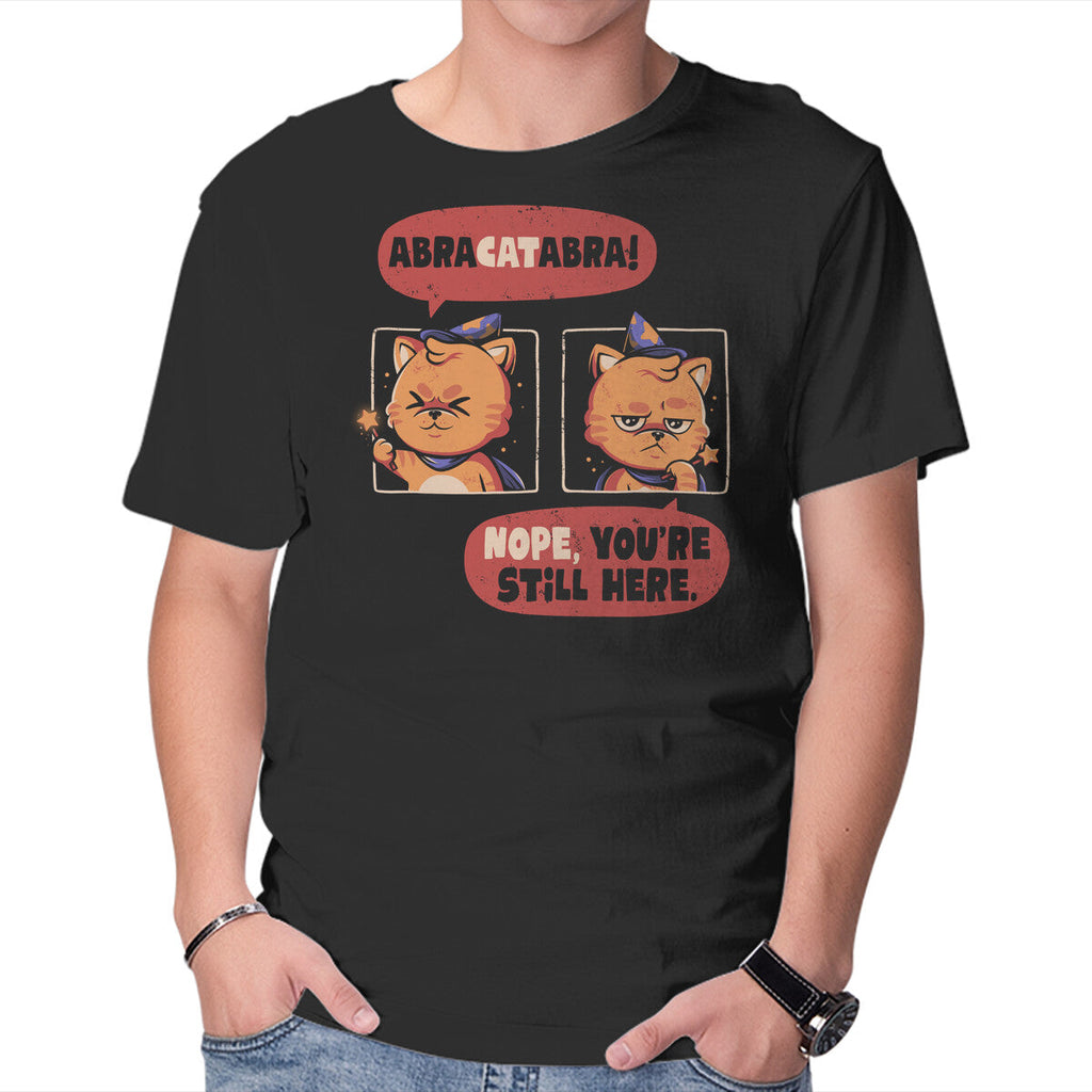 Abracatabra – Cat Graphic T-Shirt in black, product display