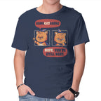 Abracatabra – Cat Graphic T-Shirt in navy, product display