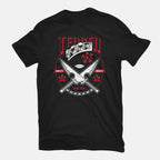 Tengen Uzui – Anime Graphic T-Shirt in black, flat-lay product view