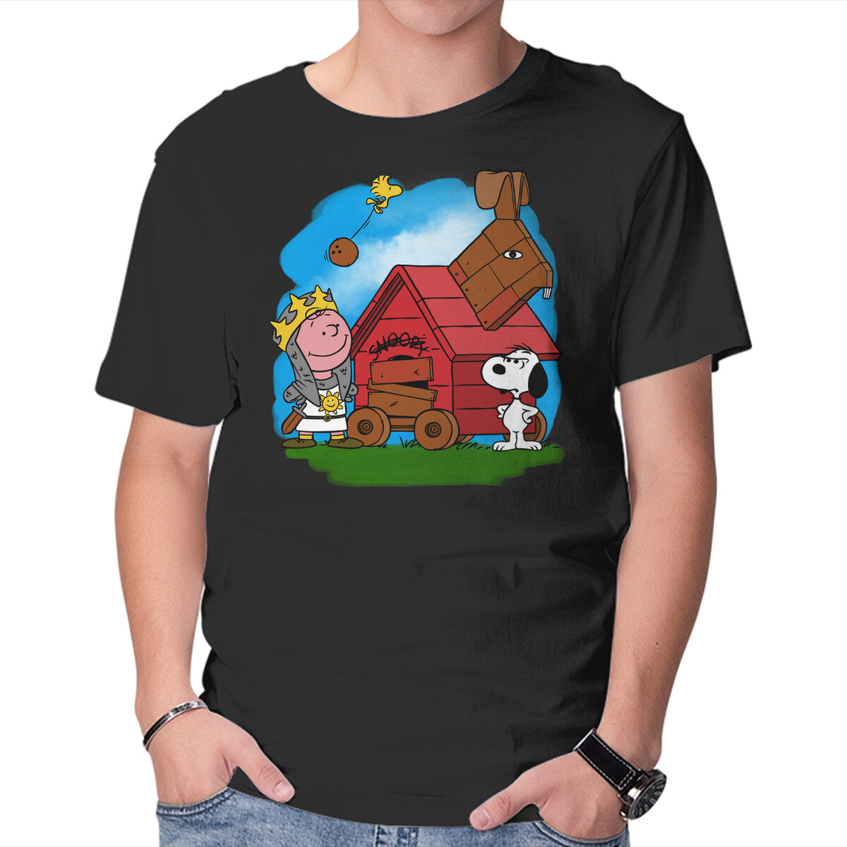 Charlie And The Holy Grail – Movie Graphic T-Shirt in black, product display