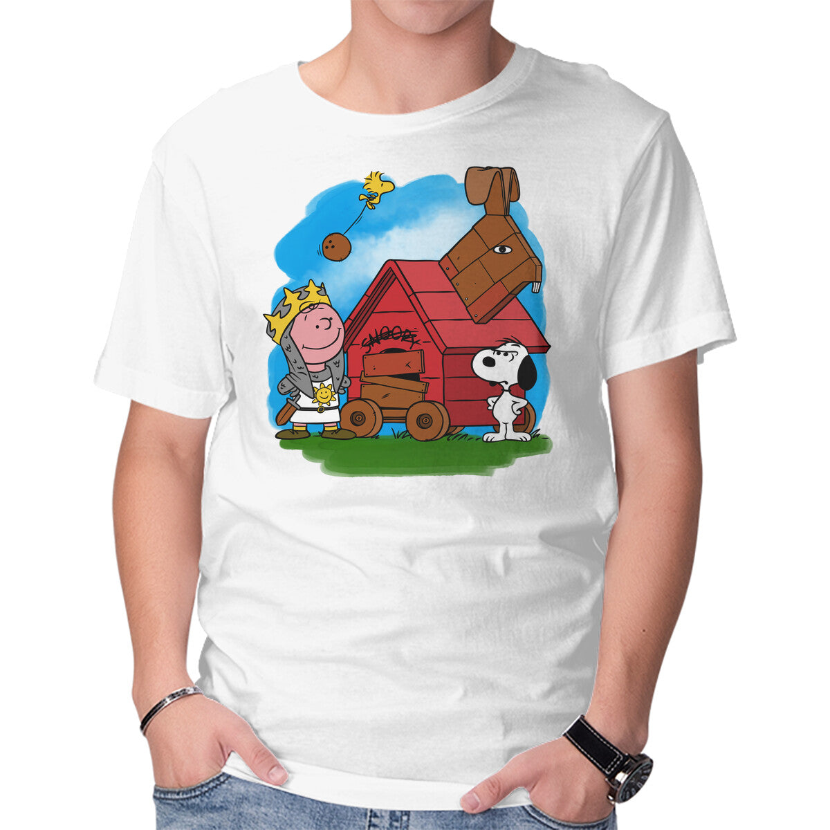Charlie And The Holy Grail – Movie Graphic T-Shirt in white, product display