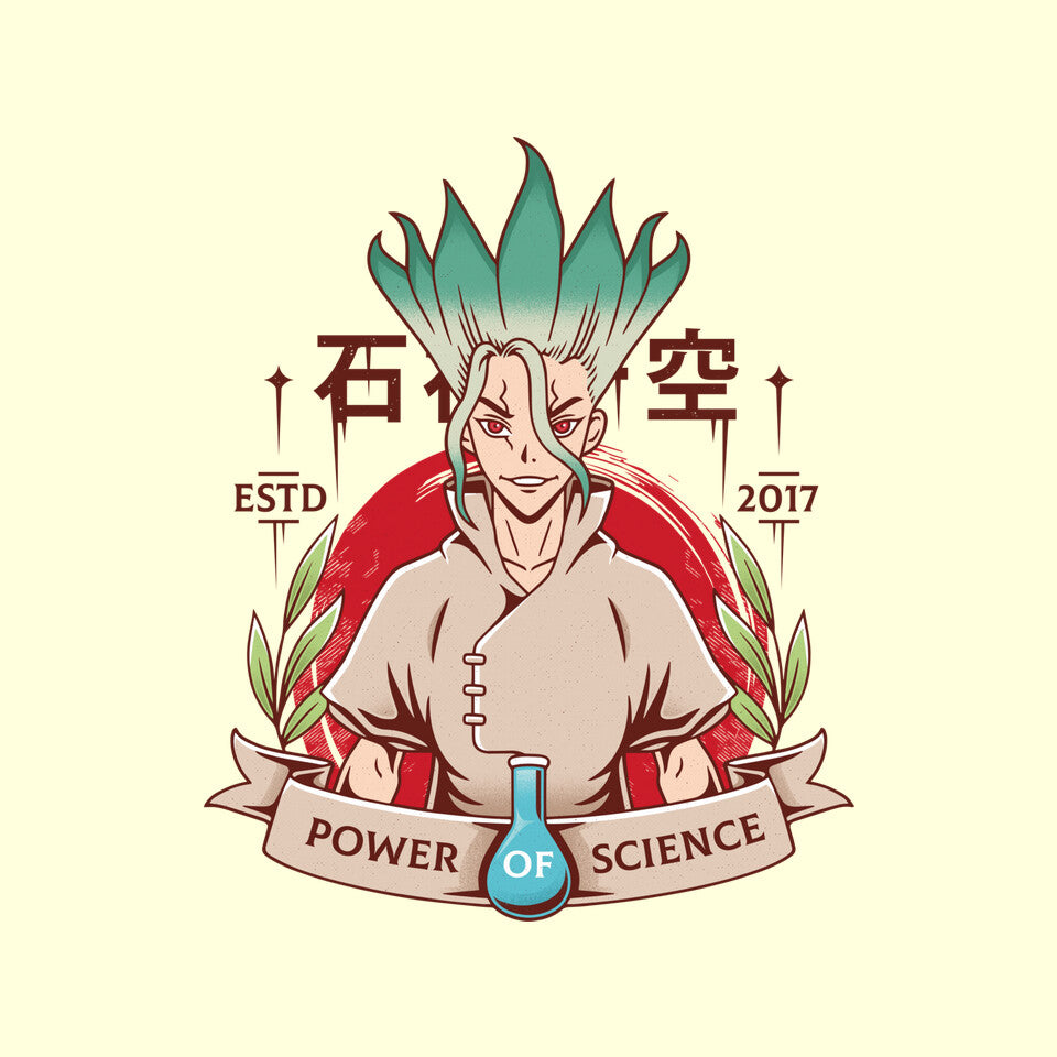 The Power Of Science – Anime Graphic T-Shirt