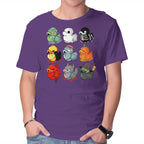 Halloween Duck – Halloween Graphic T-Shirt in purple, product display