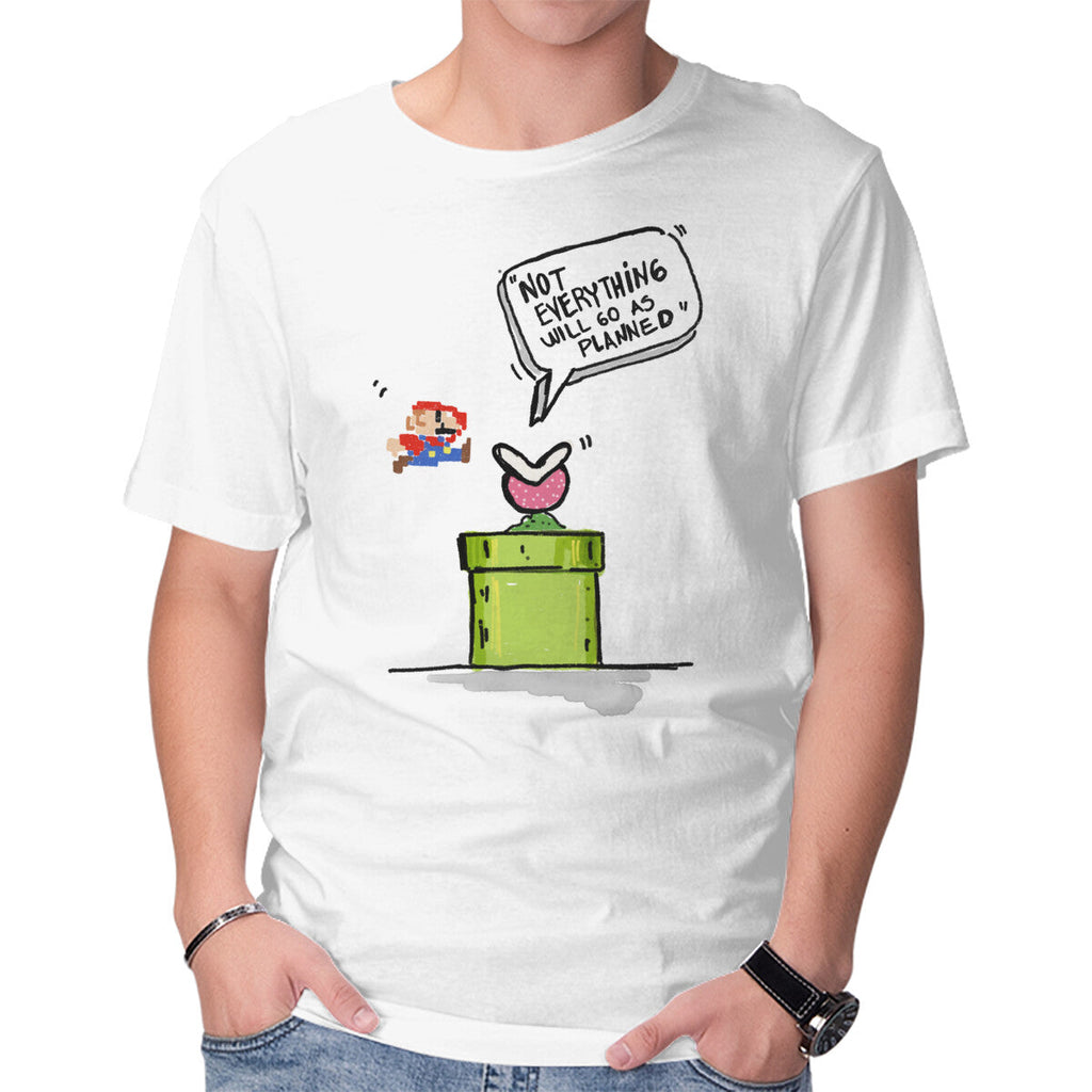 Start Again – Gaming Graphic T-Shirt in white, product display