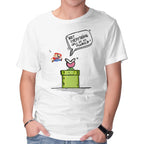 Start Again – Gaming Graphic T-Shirt in white, product display