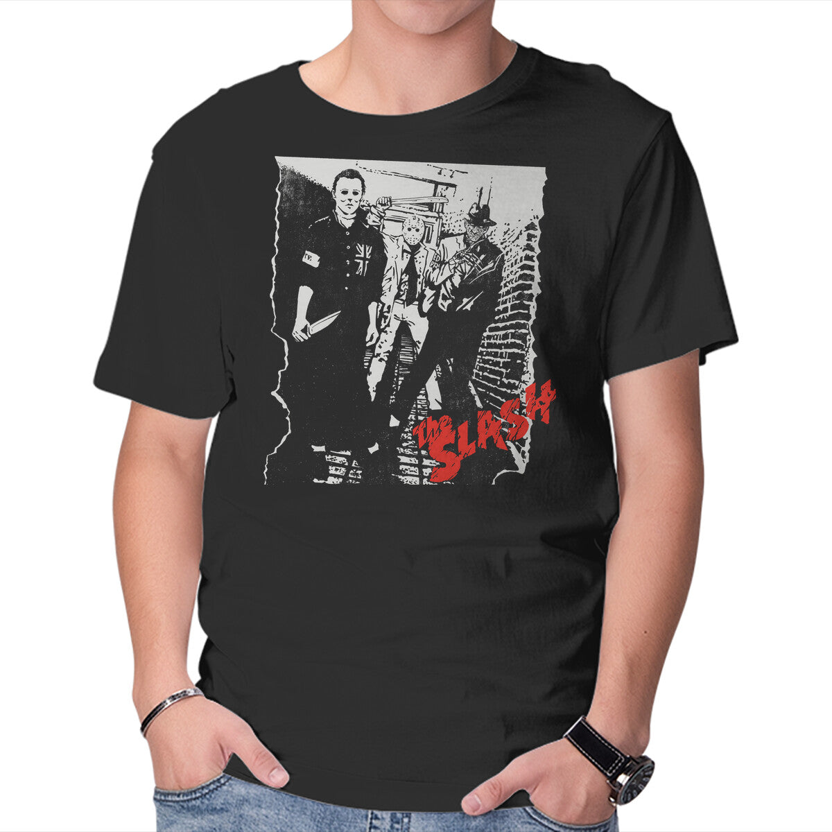 The Slash – Music Graphic T-Shirt in black, product display