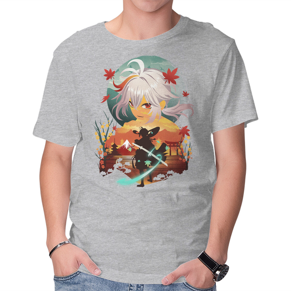 Kazuha Ukiyo E – Gaming Graphic T-Shirt