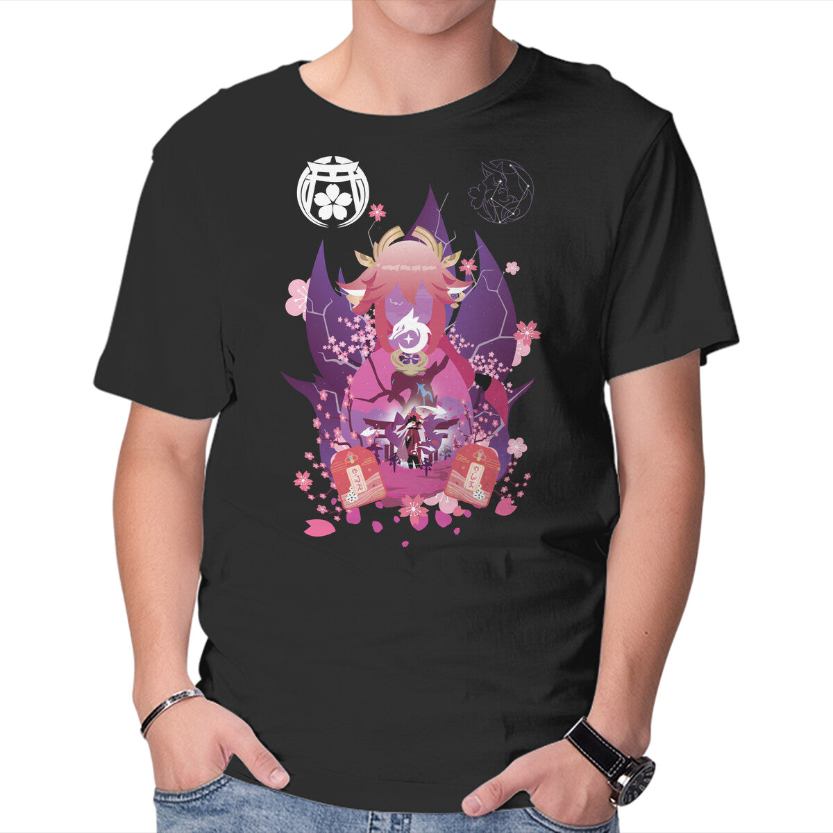 Fox Envoy – Gaming Graphic T-Shirt in black, product display