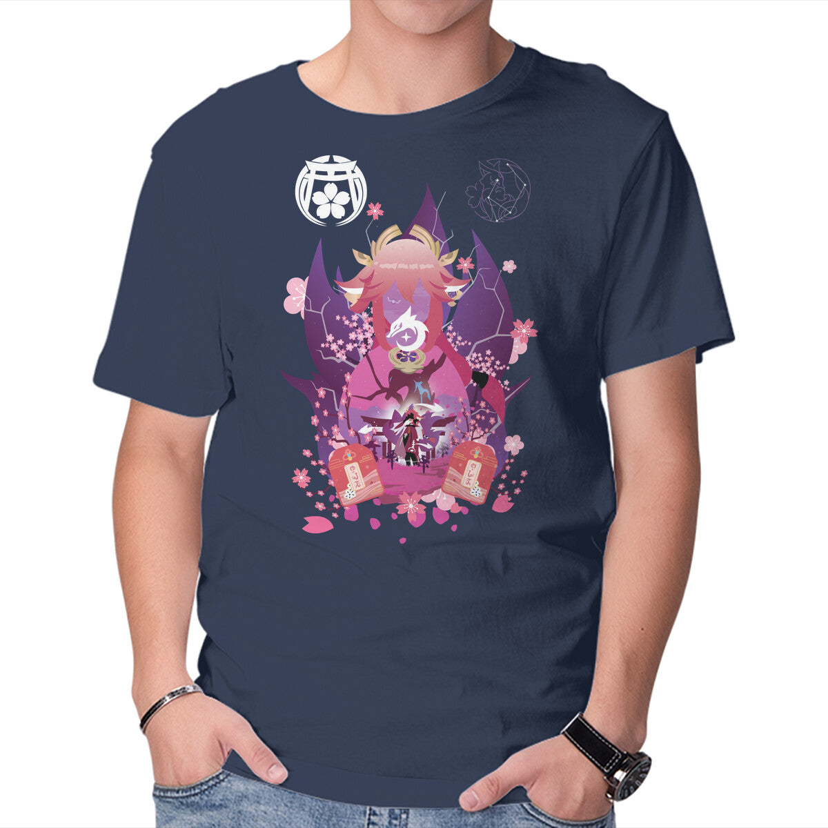 Fox Envoy – Gaming Graphic T-Shirt in navy, product display