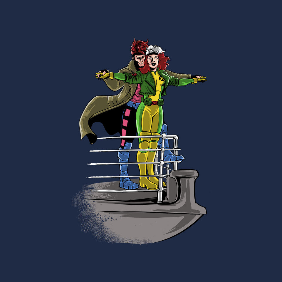 Xtanic – Sci-Fi Graphic T-Shirt design artwork for navy graphic T-shirt