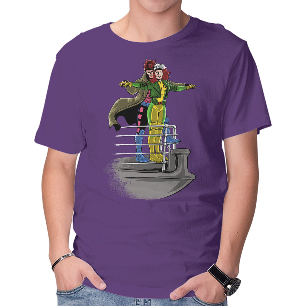 Xtanic – Sci-Fi Graphic T-Shirt in purple, product display