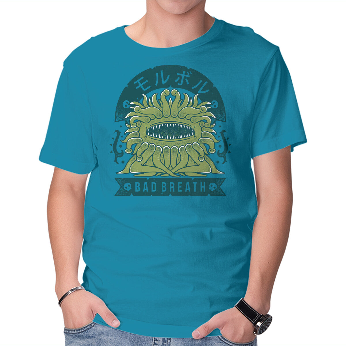 Malboro – Gaming Graphic T-Shirt in turquoise, product display