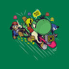 Run. Go! – Gaming Graphic T-Shirt design artwork for green graphic T-shirt
