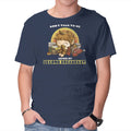 Second Breakfast – Fantasy Graphic T-Shirt in navy, product display
