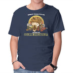 Second Breakfast – Fantasy Graphic T-Shirt in navy, product display